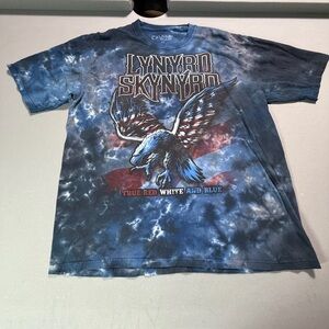 Liquid Blue Lynyrd Skynyrd Tie-Dye Shirt